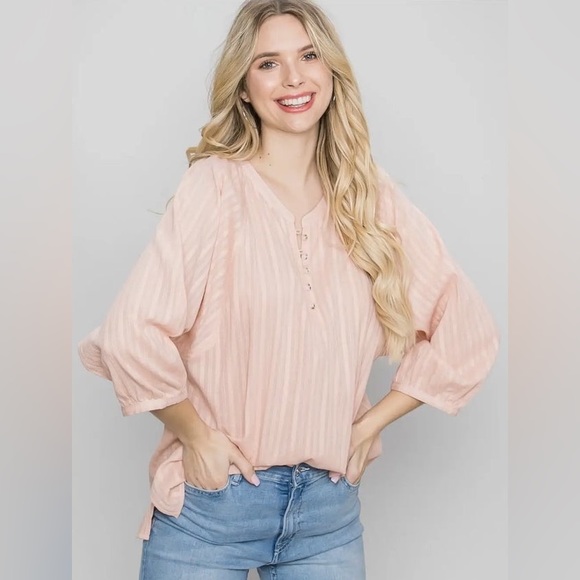 Spring is in the air pink lightweight top - Picture 1 of 1